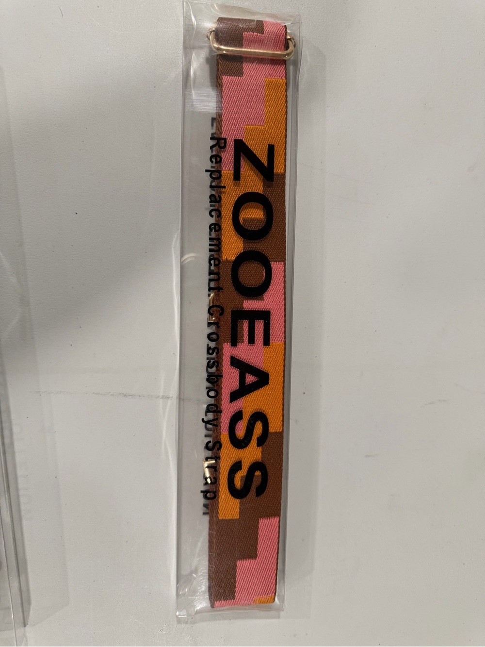 Pink & Brown Patterned Replacement Strap